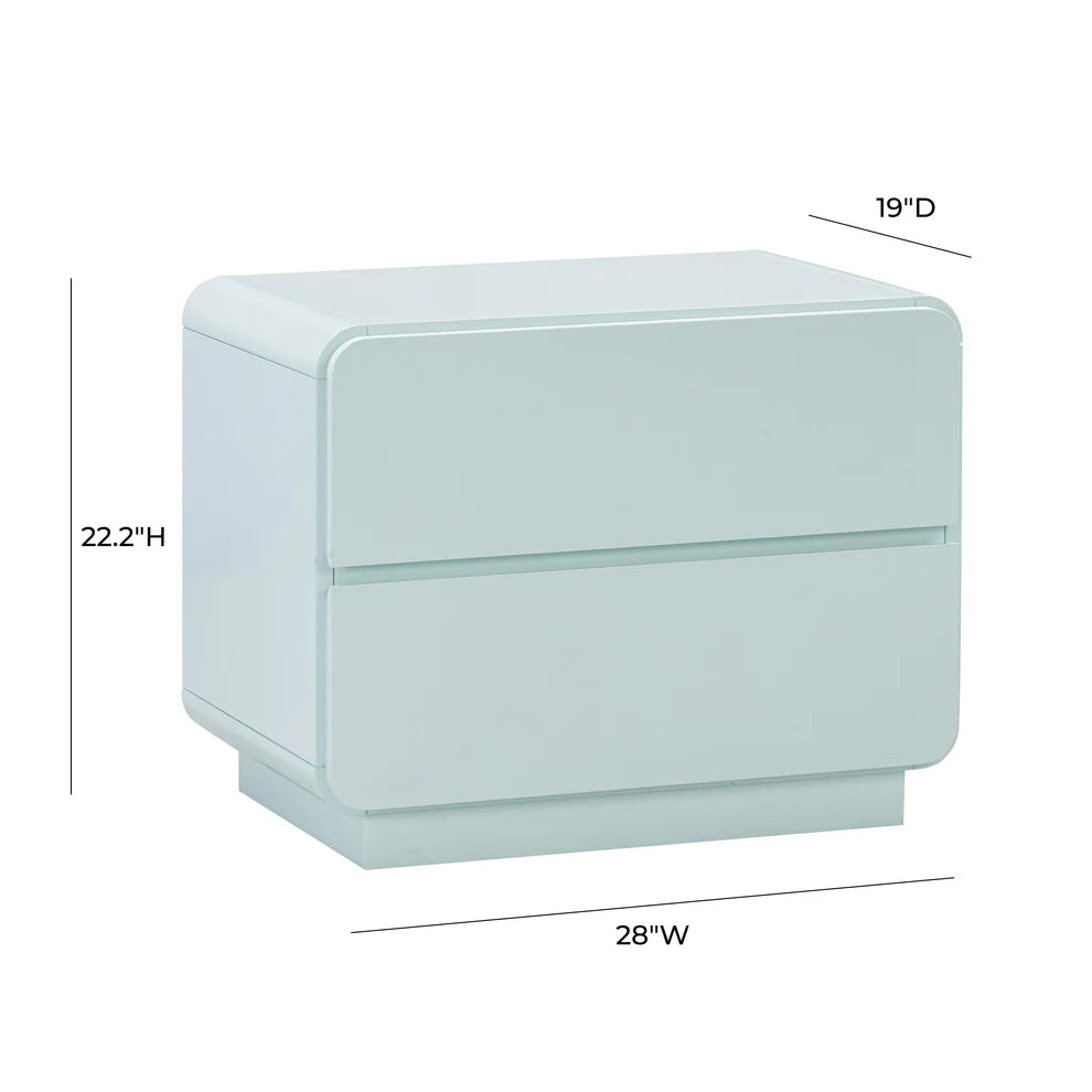Lights Out Nightstand in Overcast, dimensions