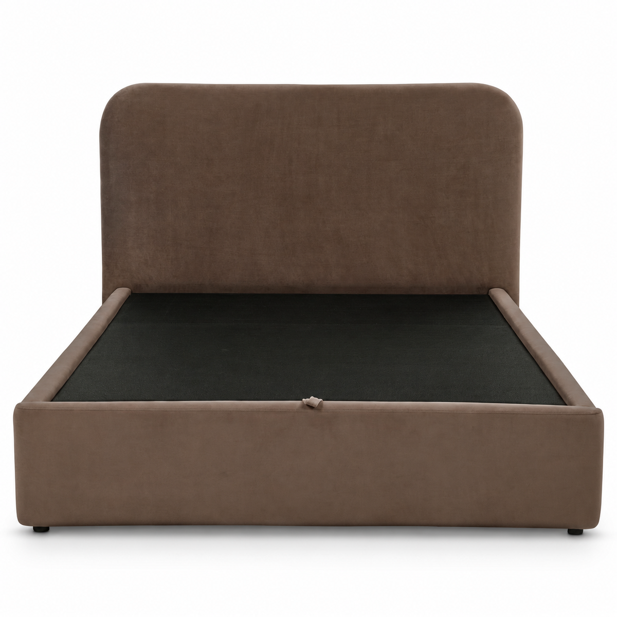 Everything Put Away Bed in Roast, straight front view