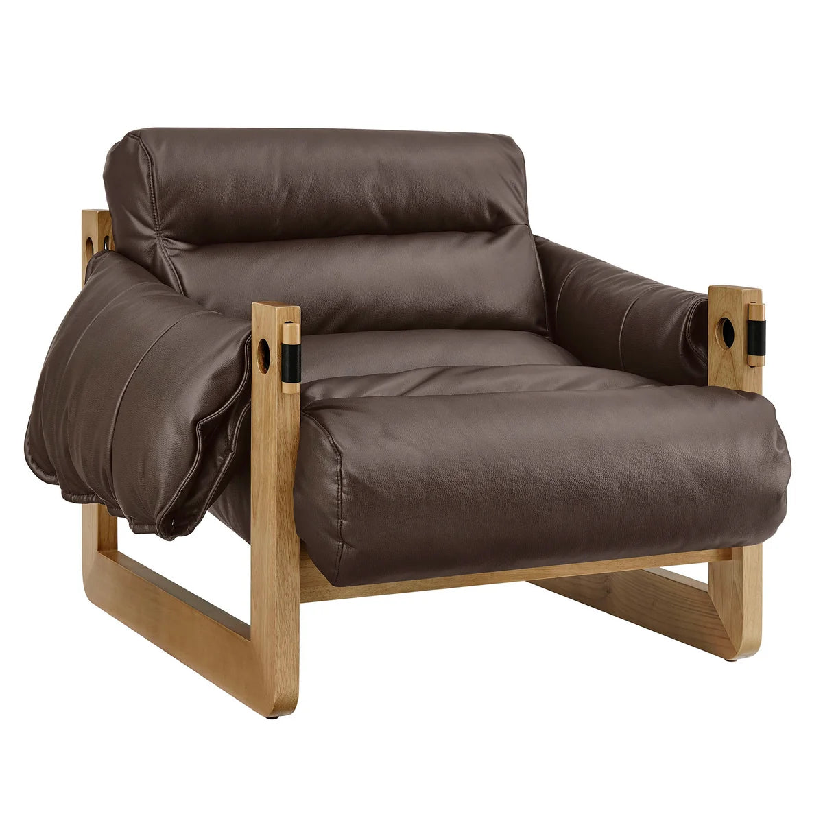 Somewhere To Be Vegan Leather Chair