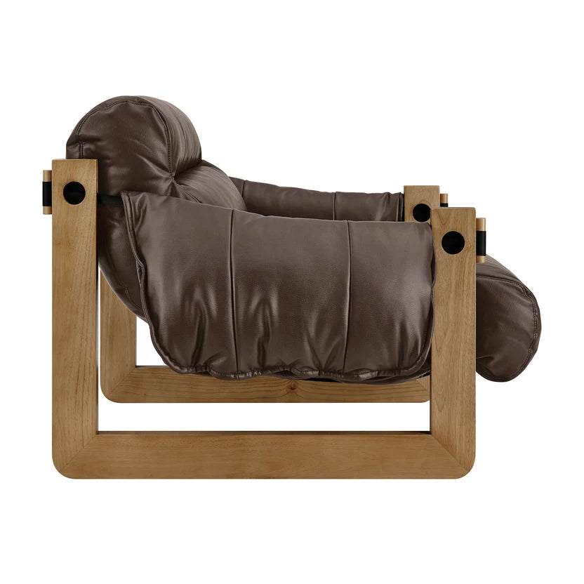 Somewhere To Be Vegan Leather Chair