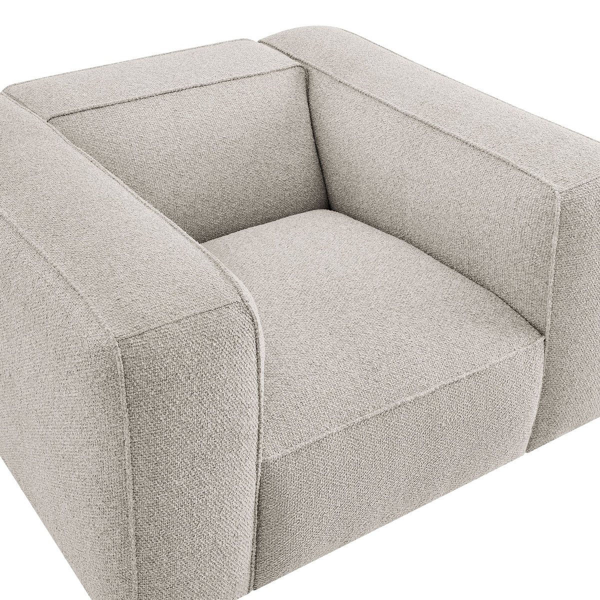 Room For One More Chair in overcast, upholstery detail