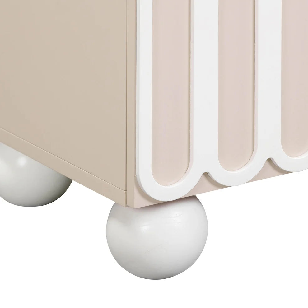 Do Not Disturb Nightstand in Oat, detail 03