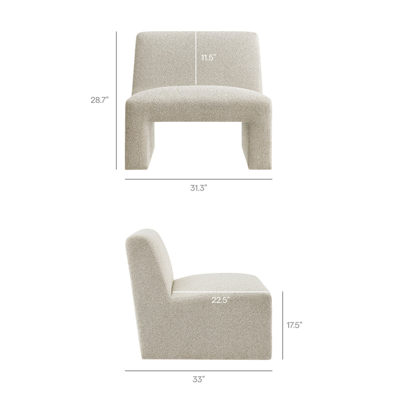 Time Well Spent Boucle Chair