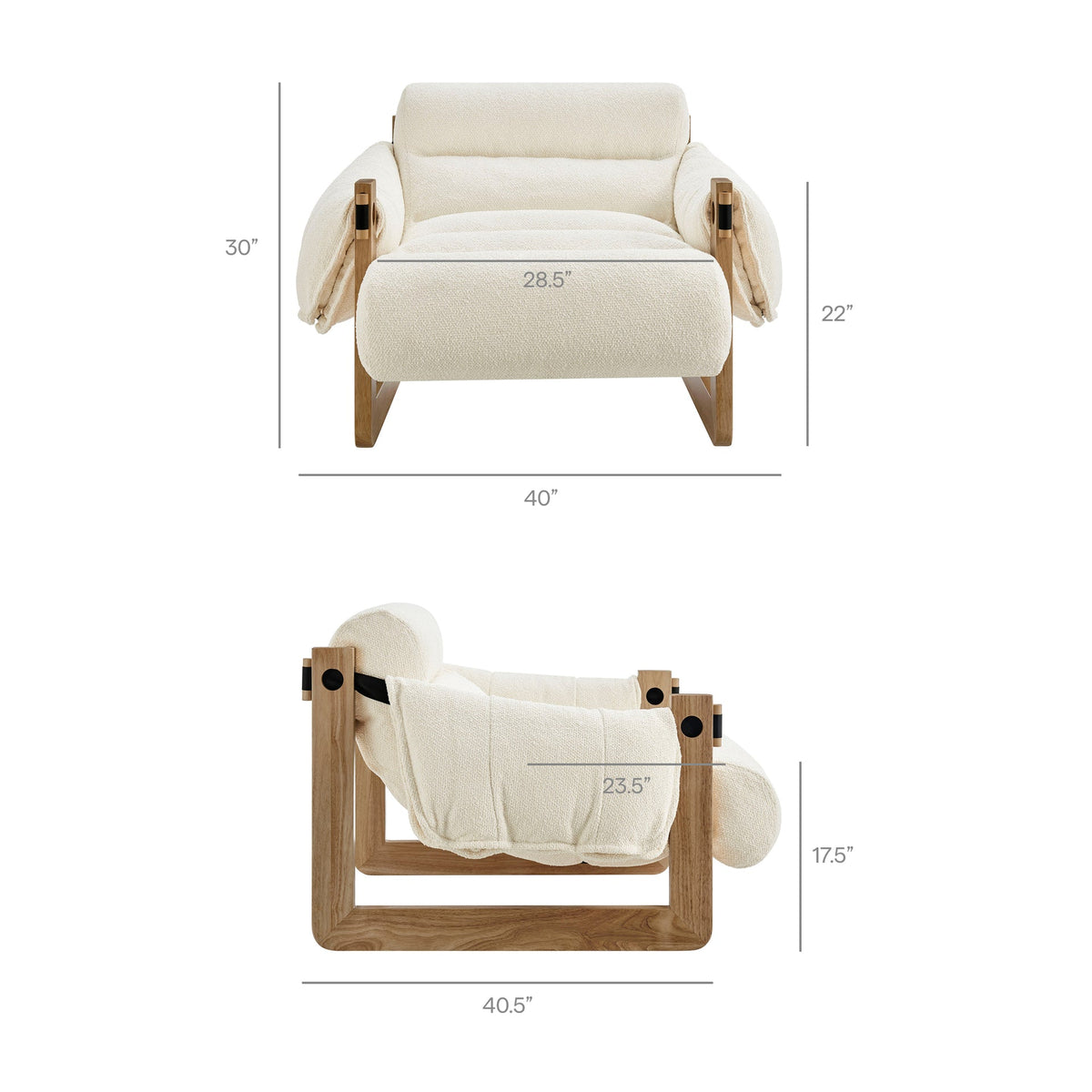 Somewhere To Be Fabric Chair