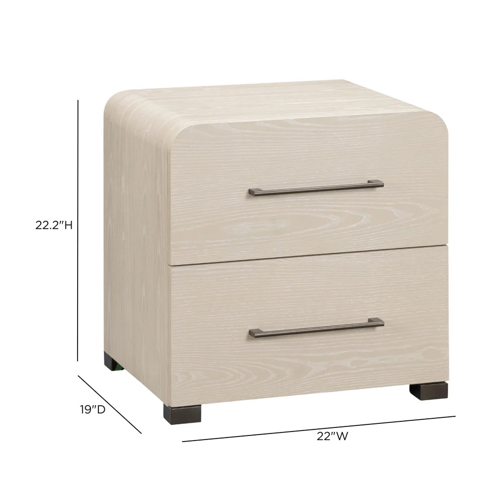 Beside You Nightstand in Overcast, dimensions