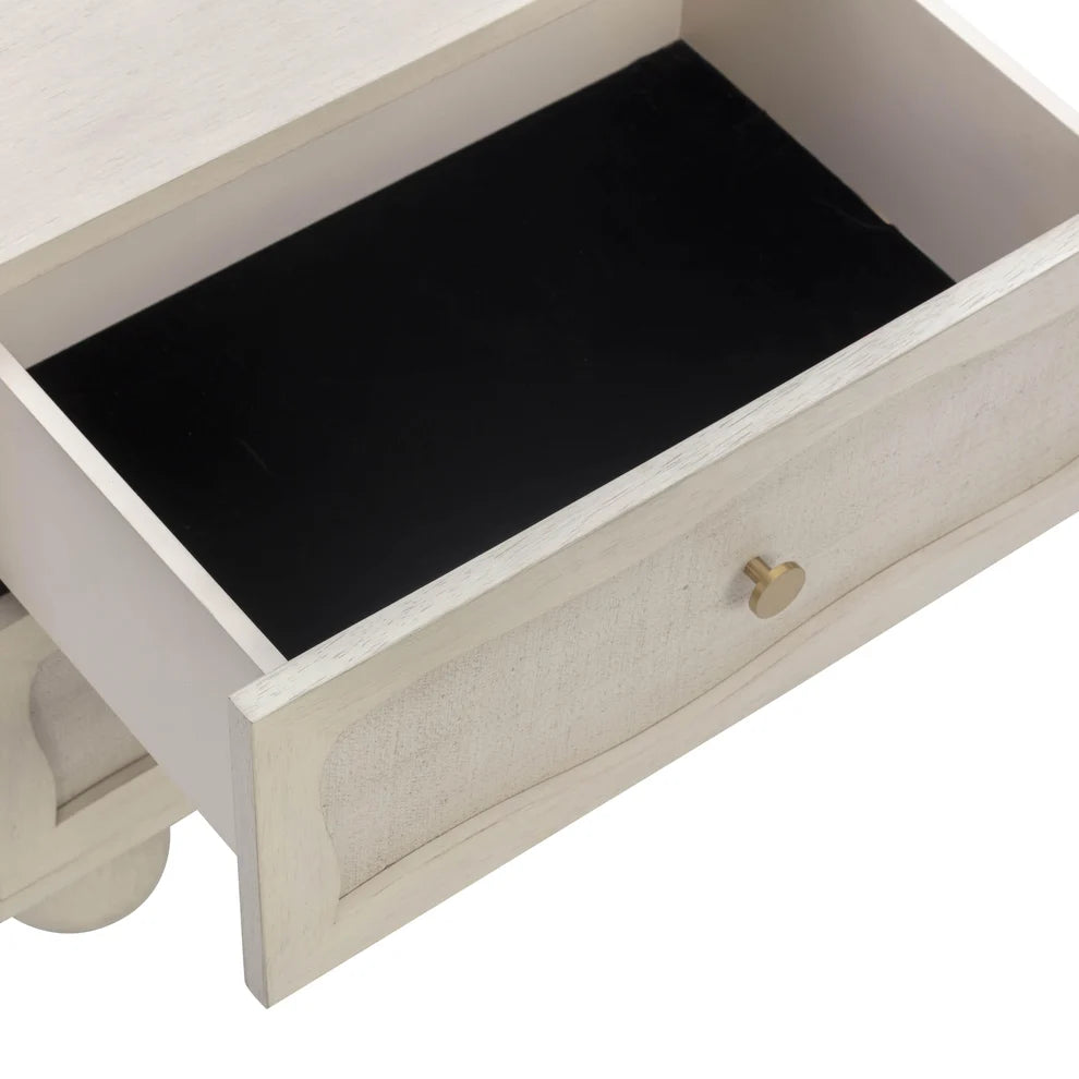 One Last Page Nightstand in Cloud, detail 05