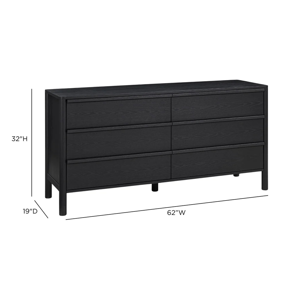 Everything In Its Place Dresser in Midnight, dimensions