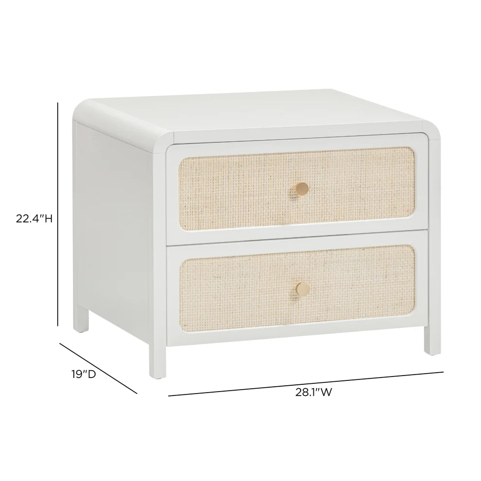 Keep The Lamp On Nightstand in Cloud, dimensions