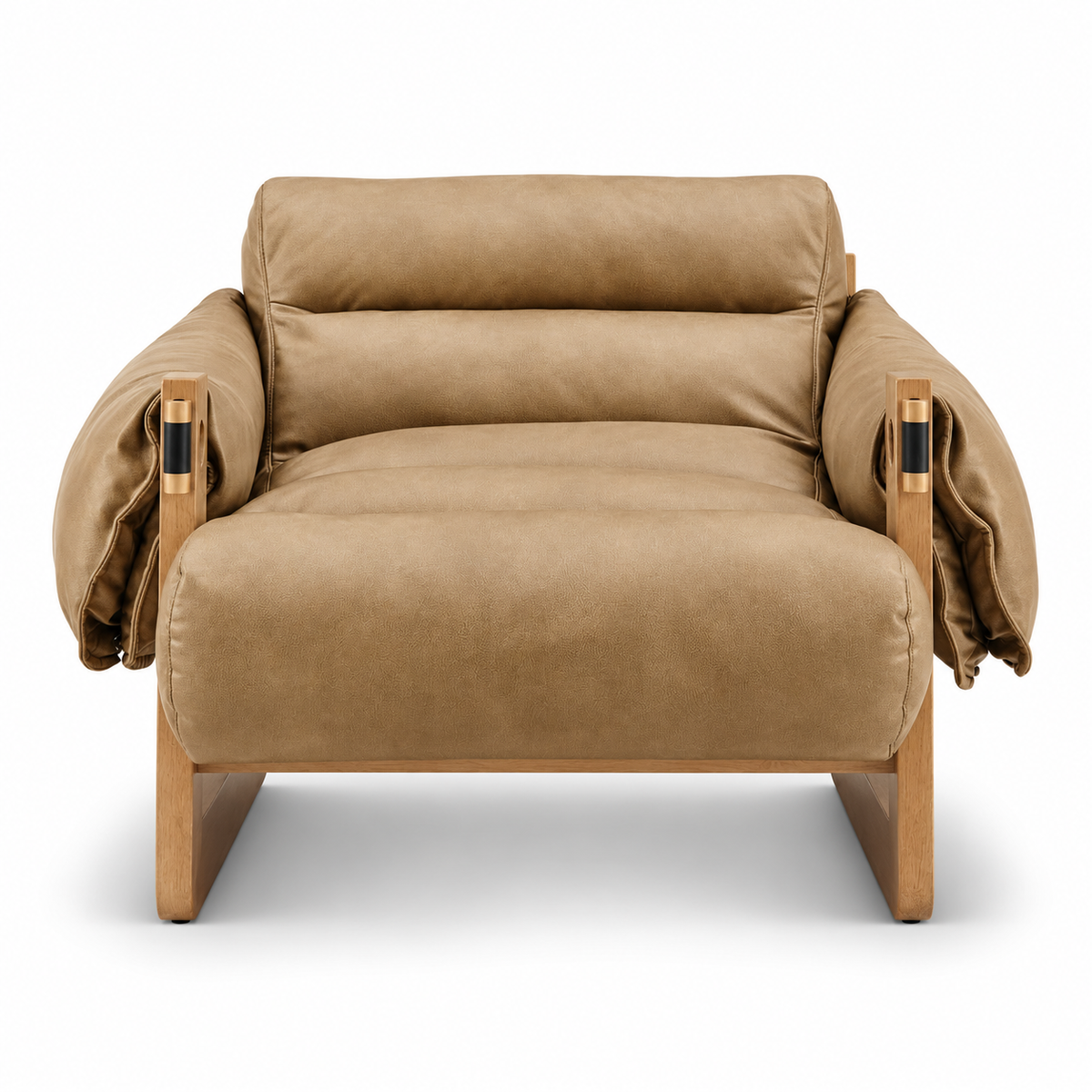 Somewhere To Be Vegan Leather Chair