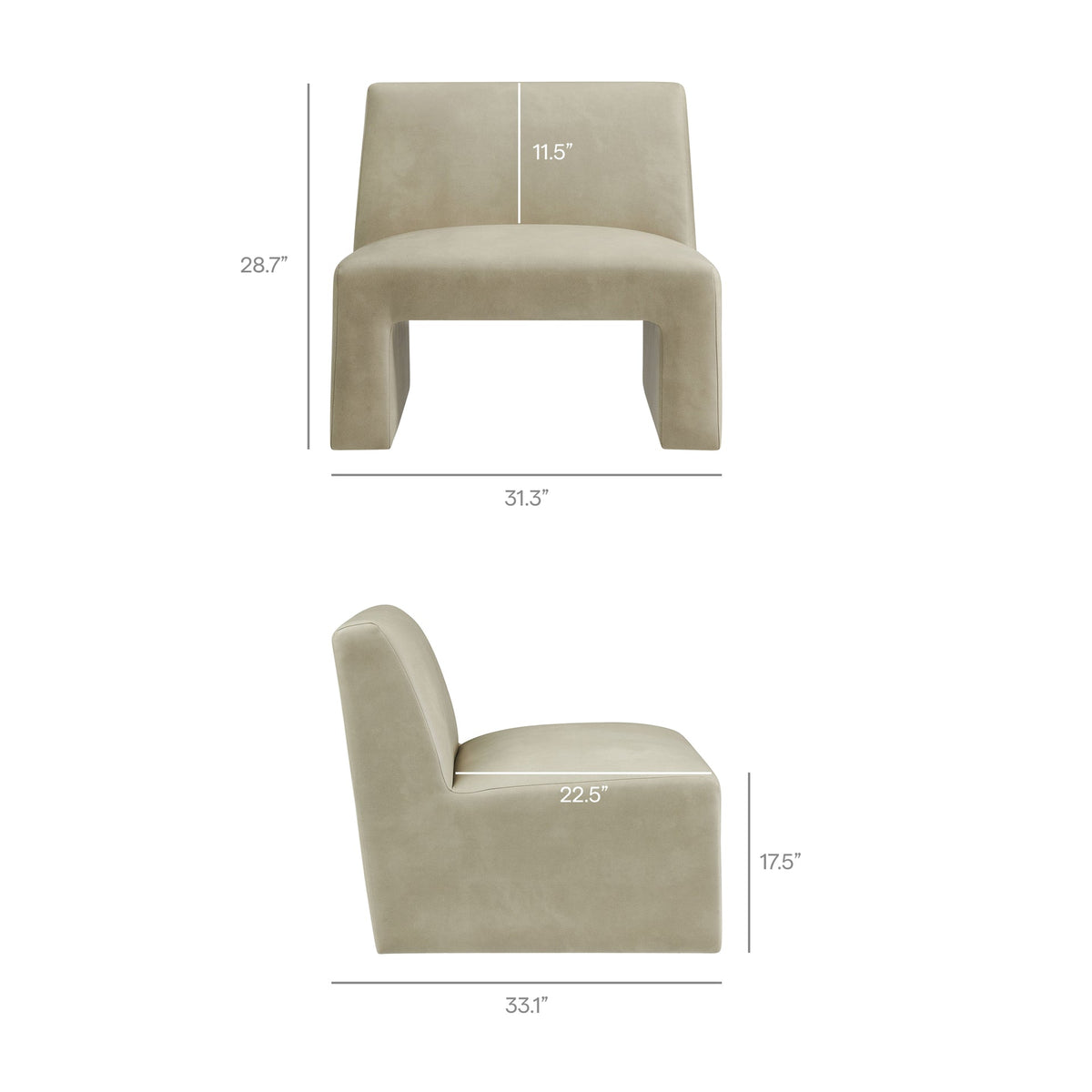 Time Well Spent Vegan Leather Chair