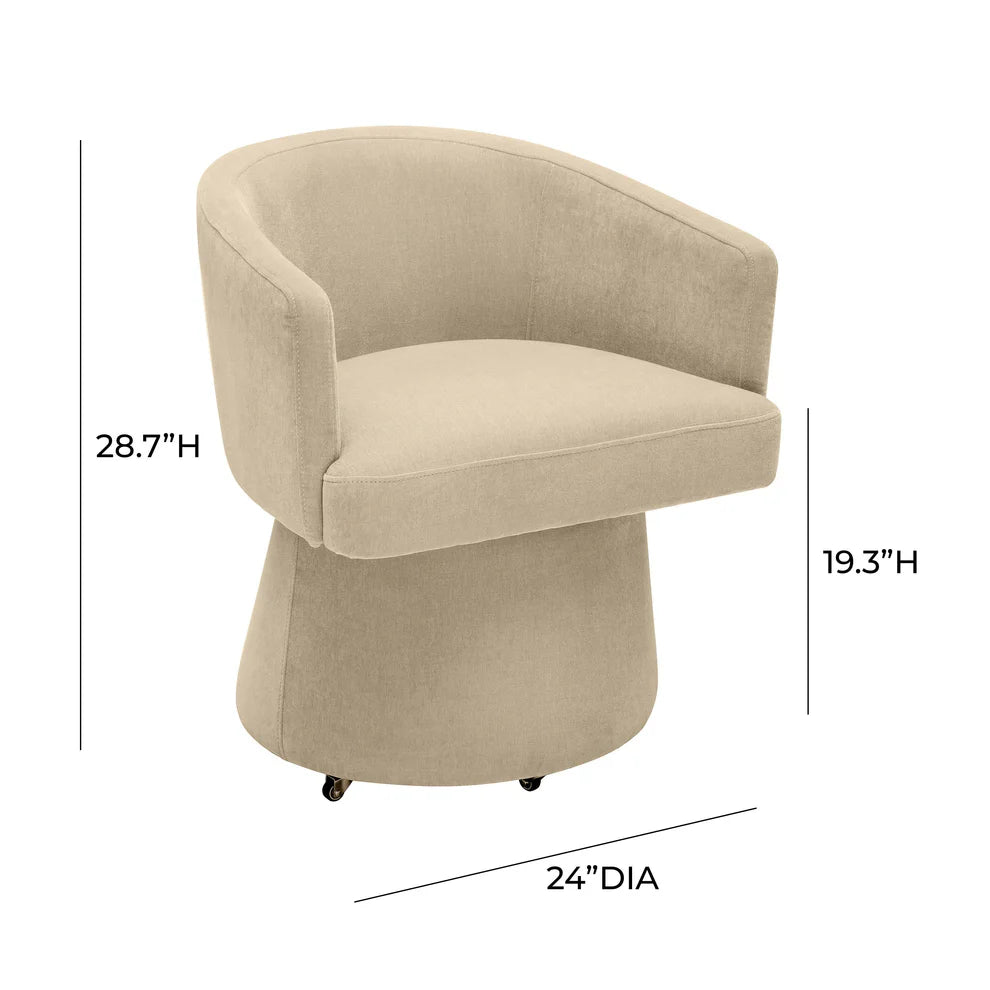 Between Appointments Chair in Oat, dimensions