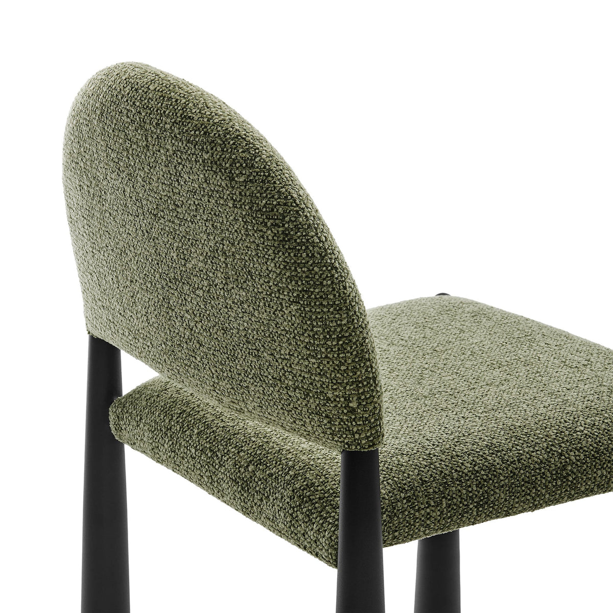 Dinner Can Wait Dining Chair vintage moss vintage moss upholstery detail