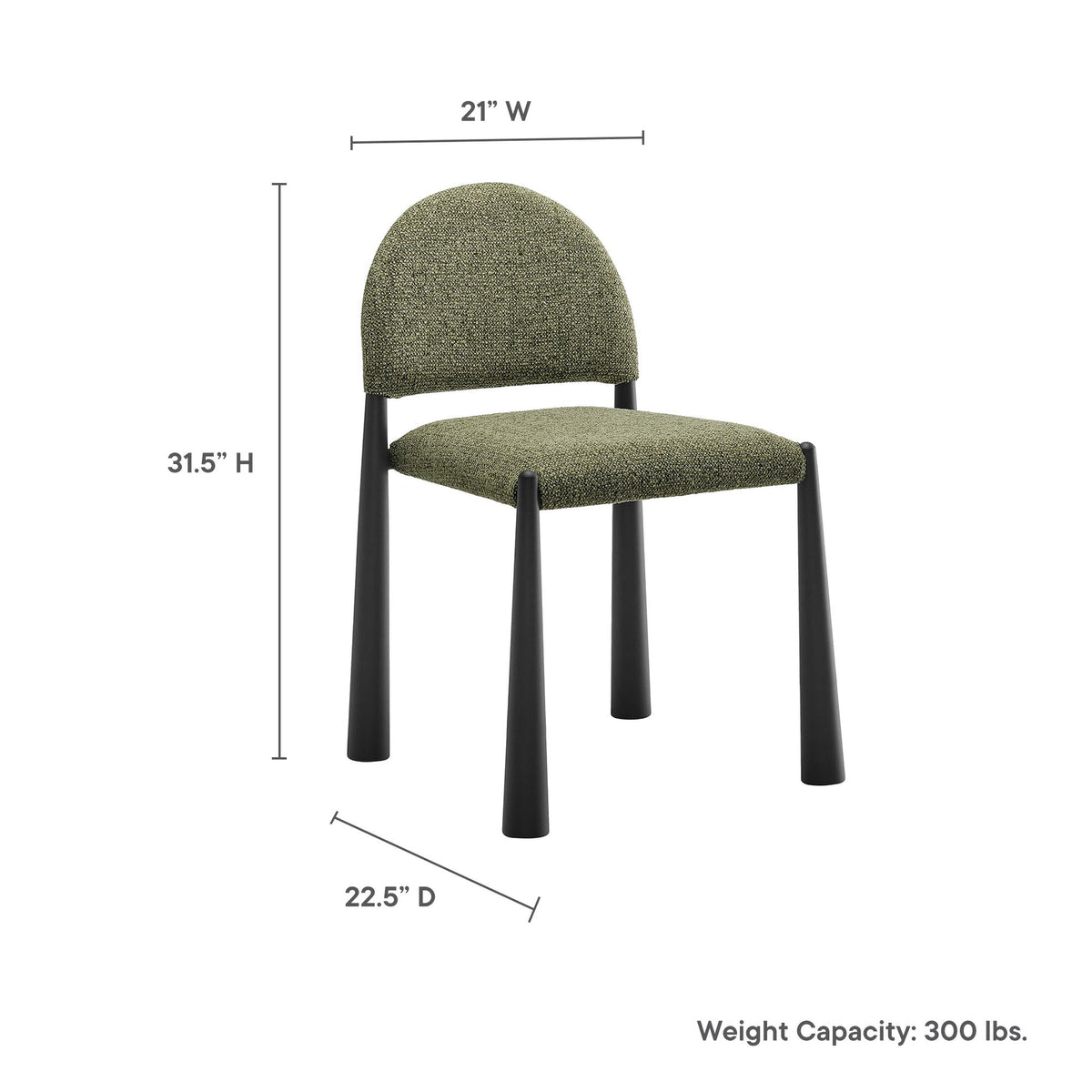 Dinner Can Wait Dining Chair vintage moss vintage moss dimensions