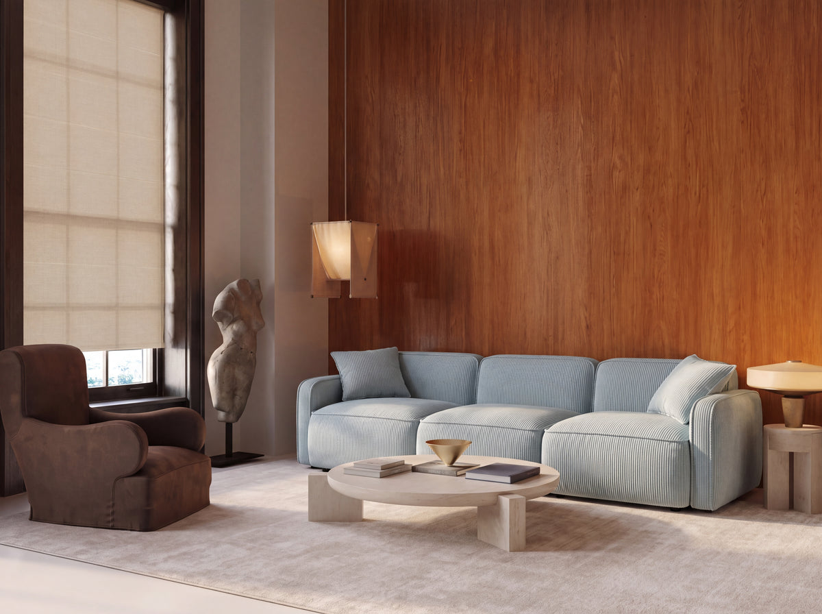 Even Keel Corduroy Modular Sofa