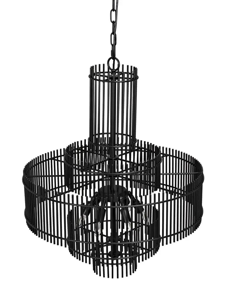 Caged Glow Chandelier