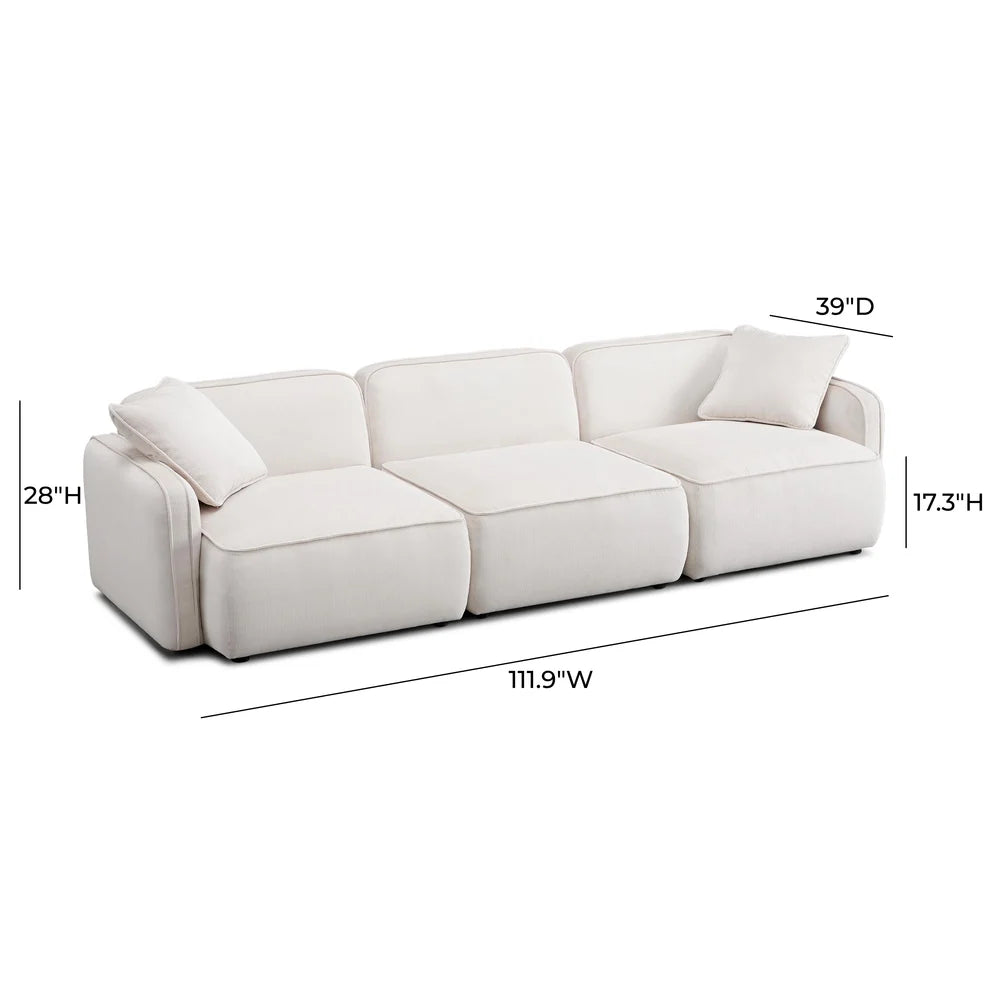 Even Keel Linen Modular Sofa