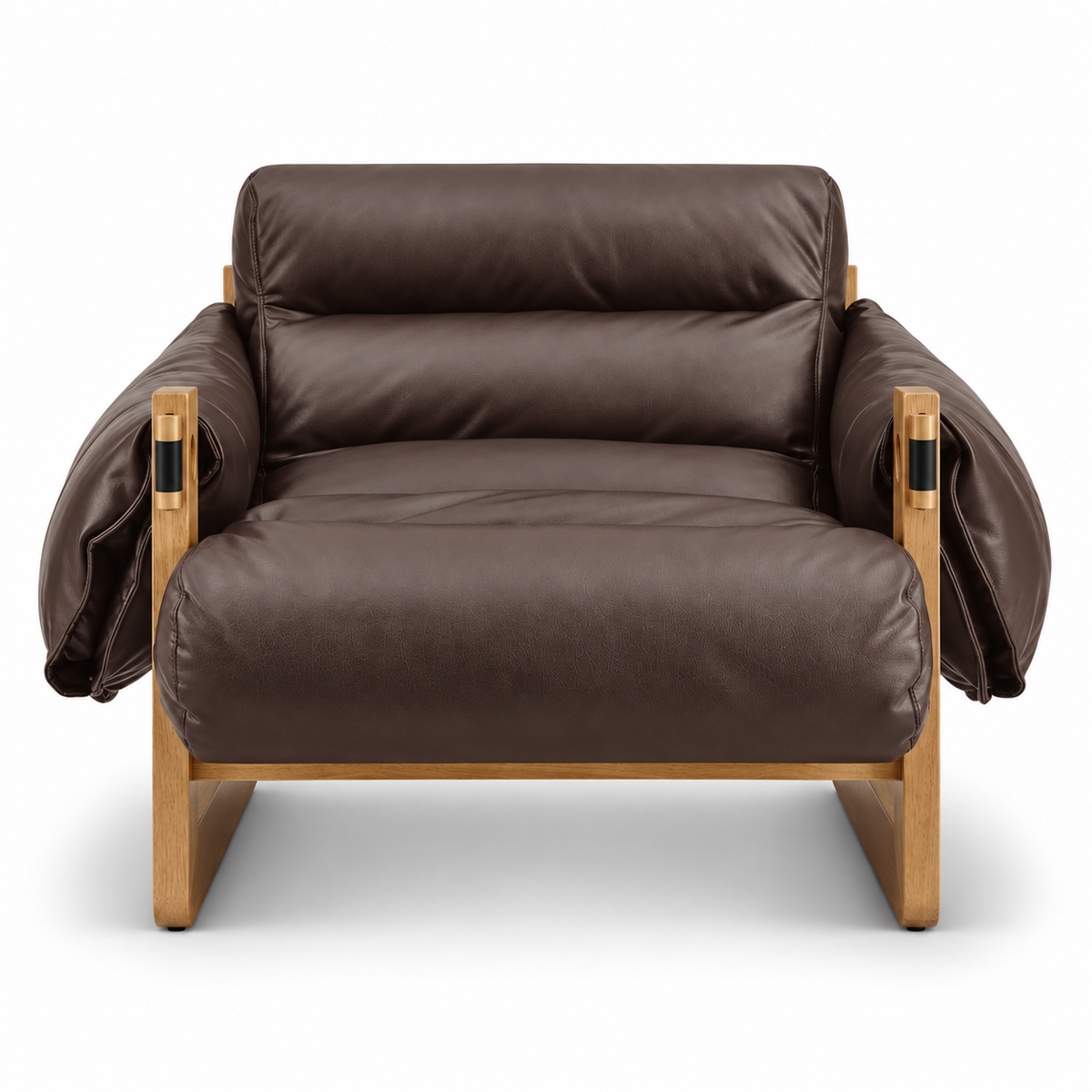 Somewhere To Be Vegan Leather Chair