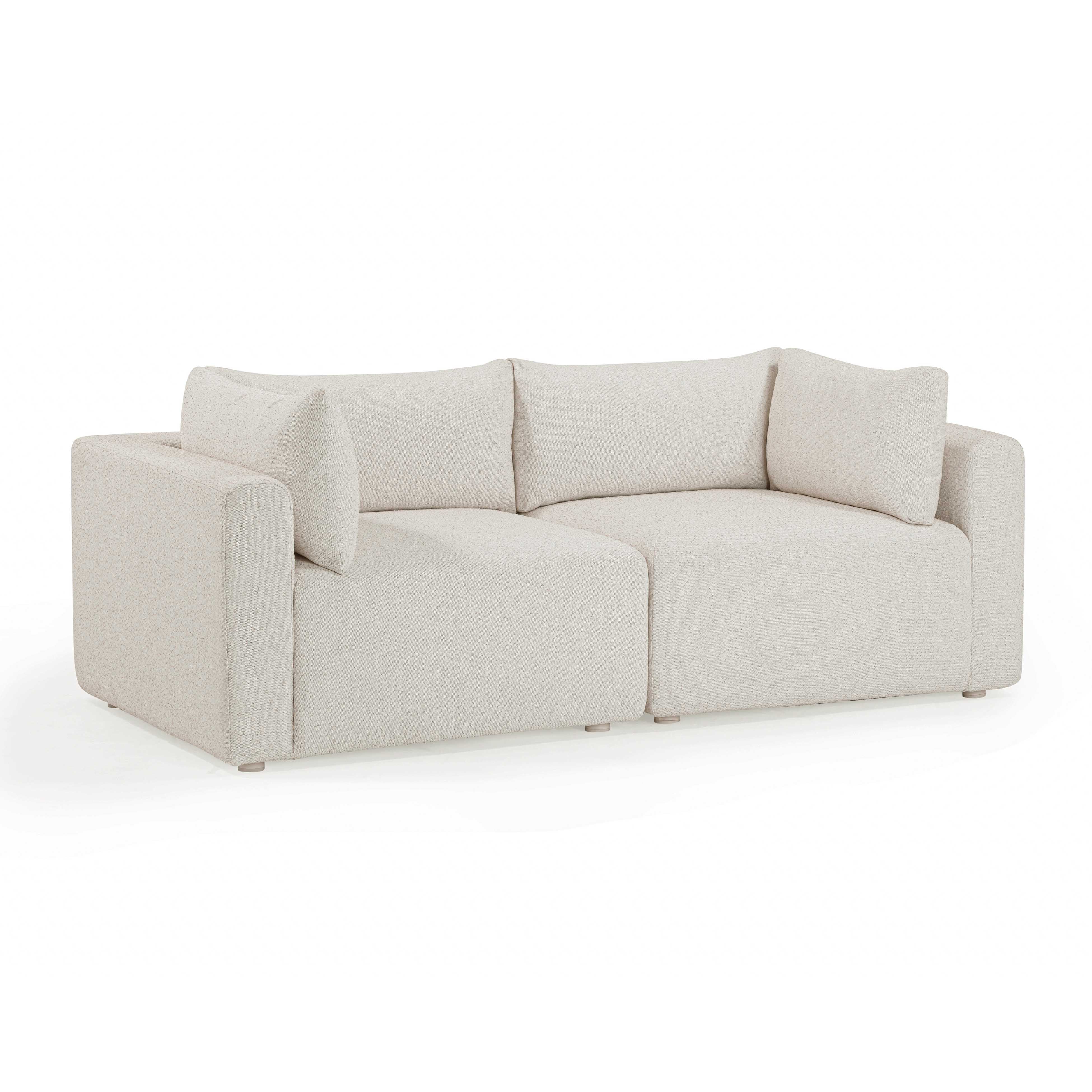 After Swim Outdoor Modular Loveseat Sofa