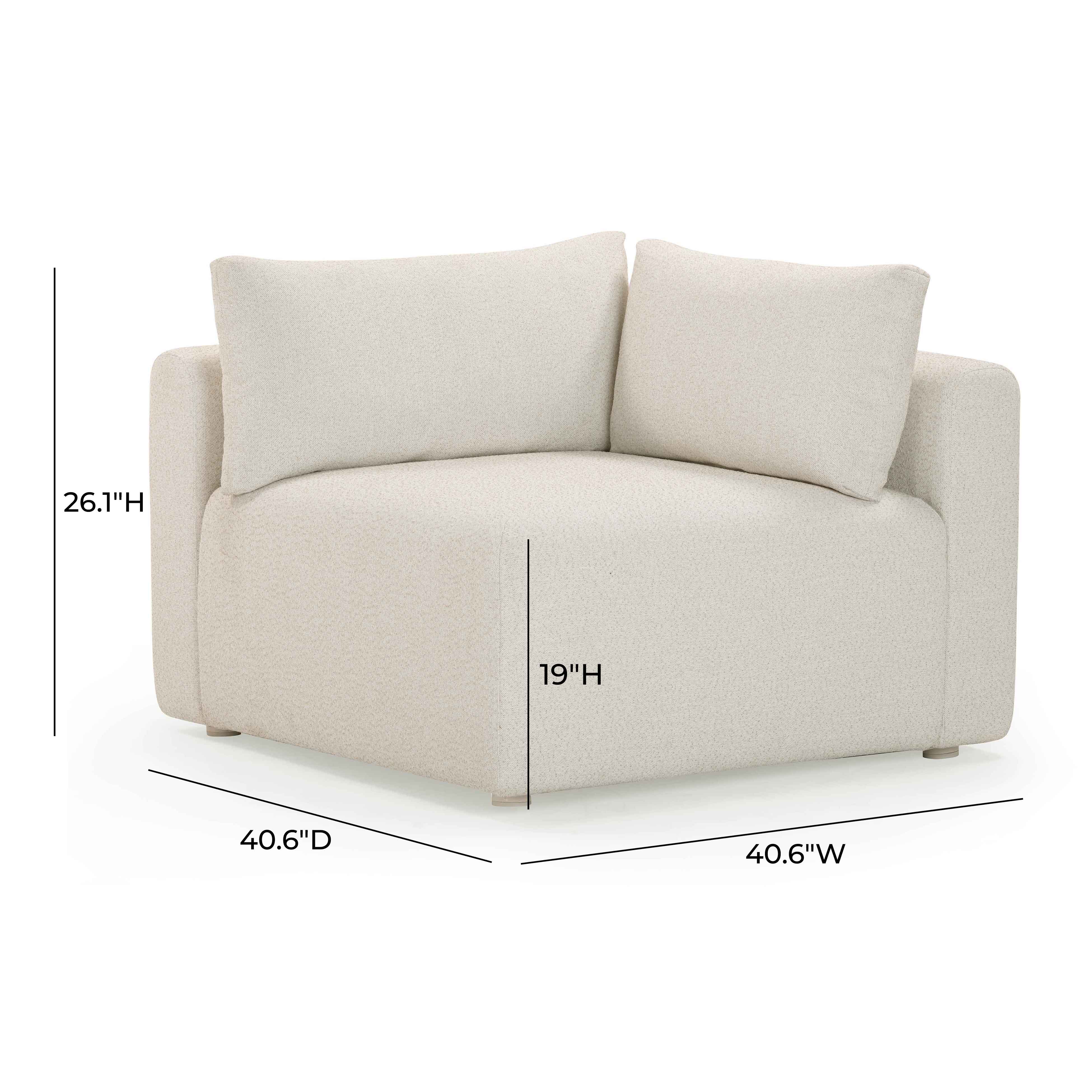 After Swim Outdoor Modular Loveseat Sofa