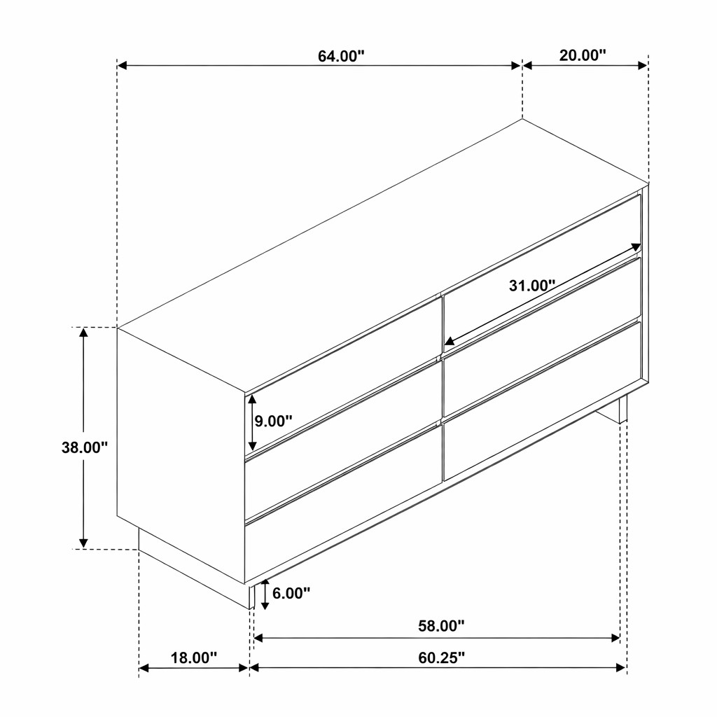 Rested Form Dresser