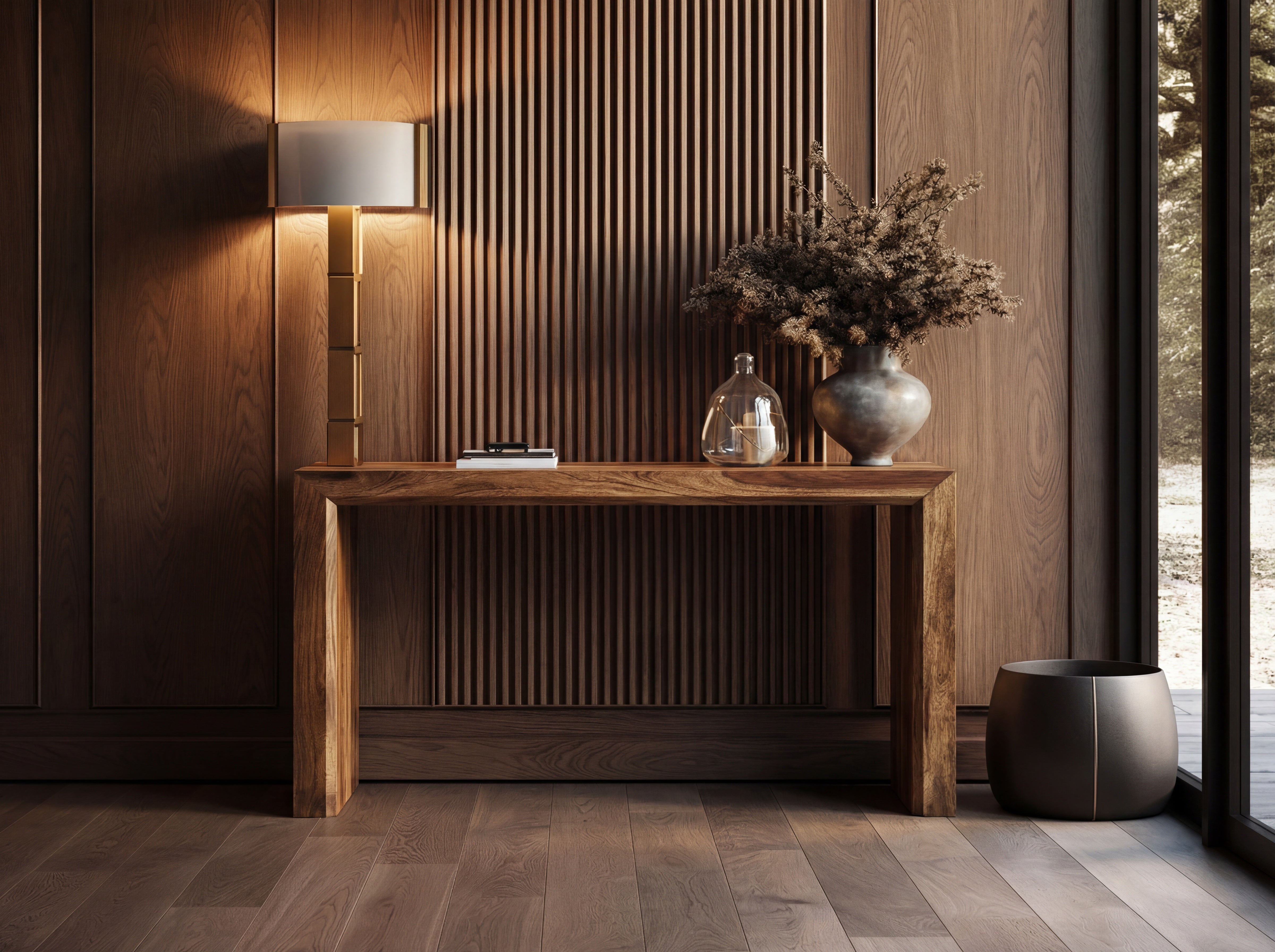 Grounded Moment Console Table