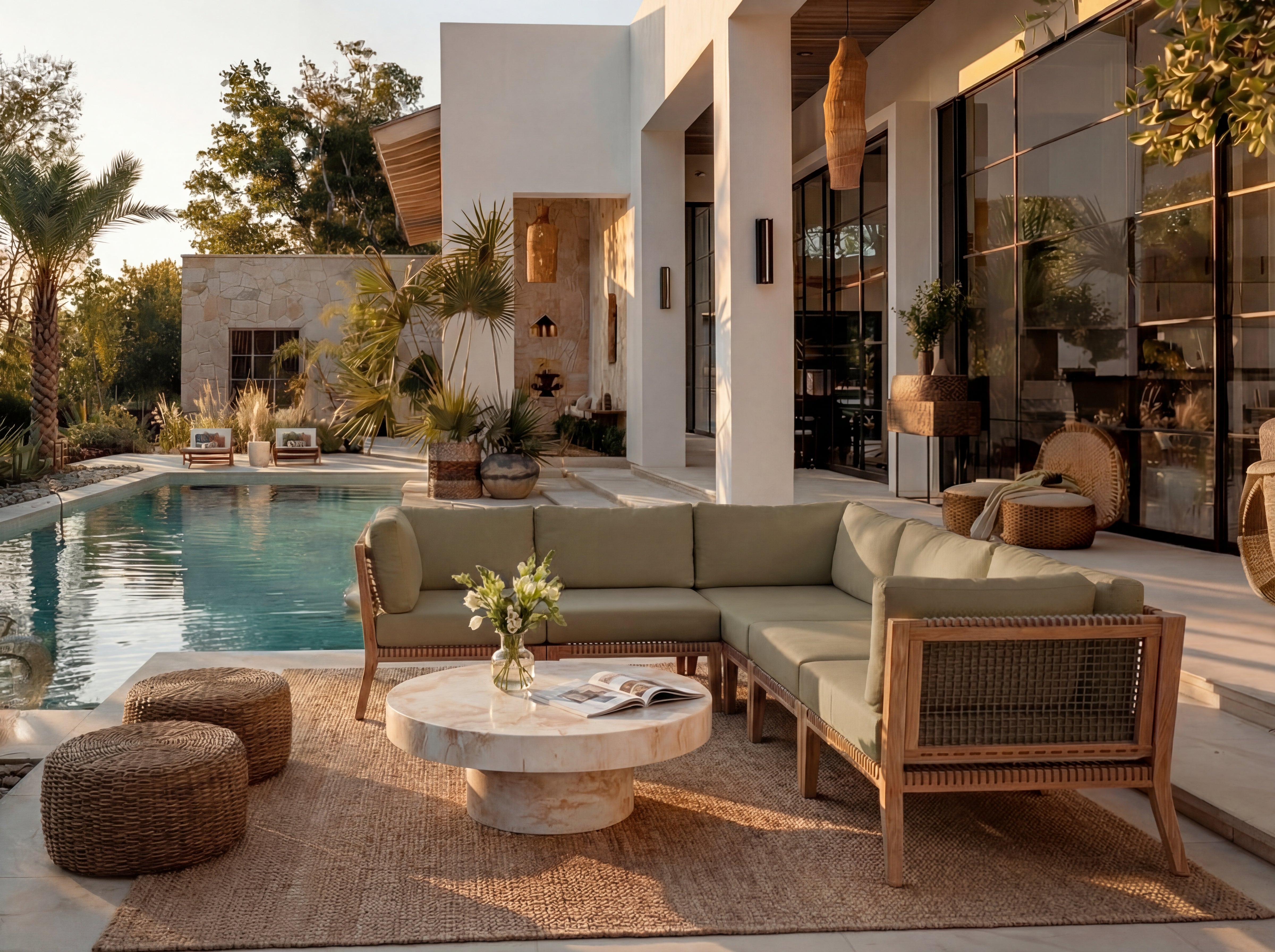 Poolside Pause Outdoor Modular Sectional