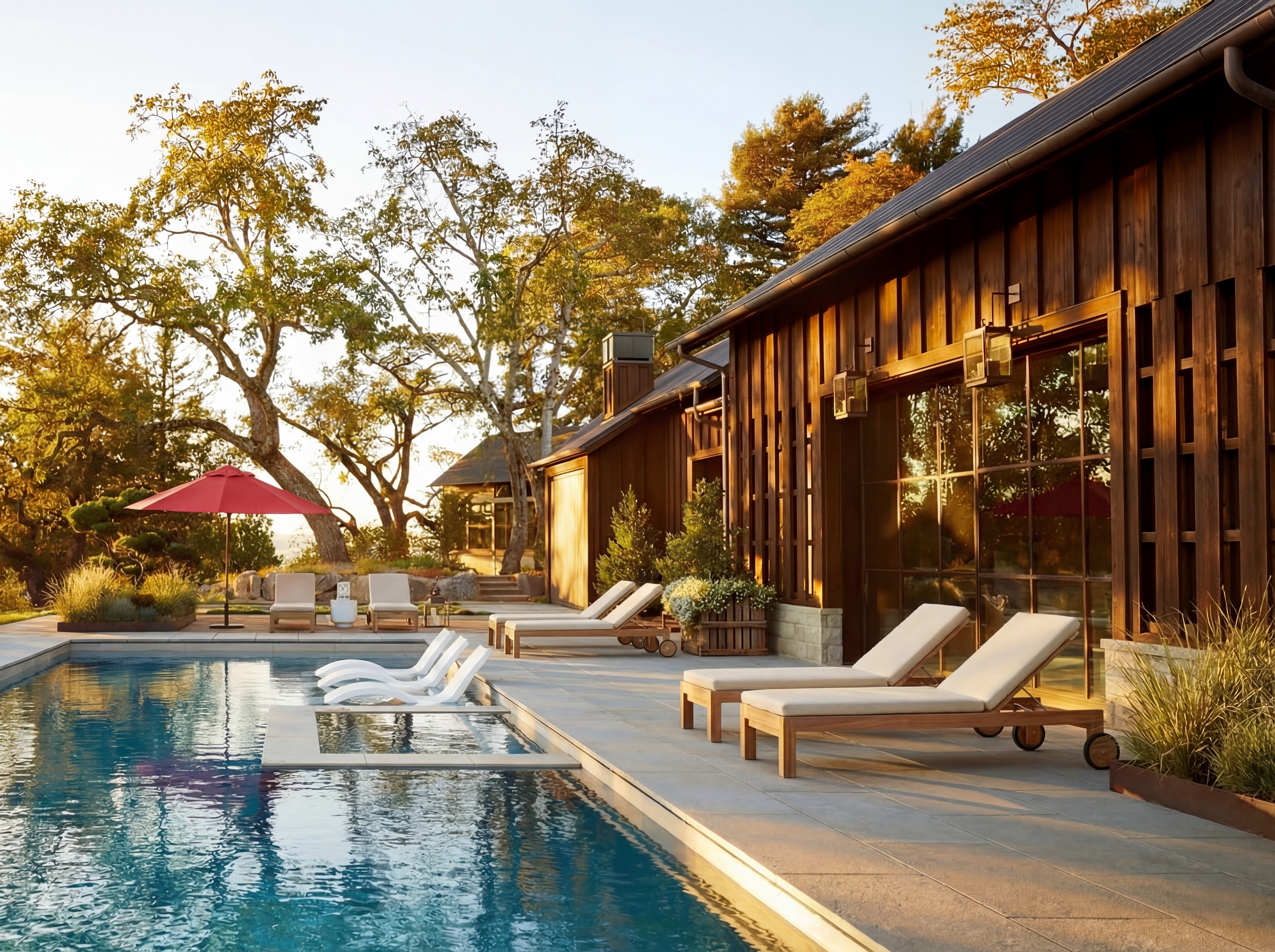 Golden Hour Outdoor Lounger